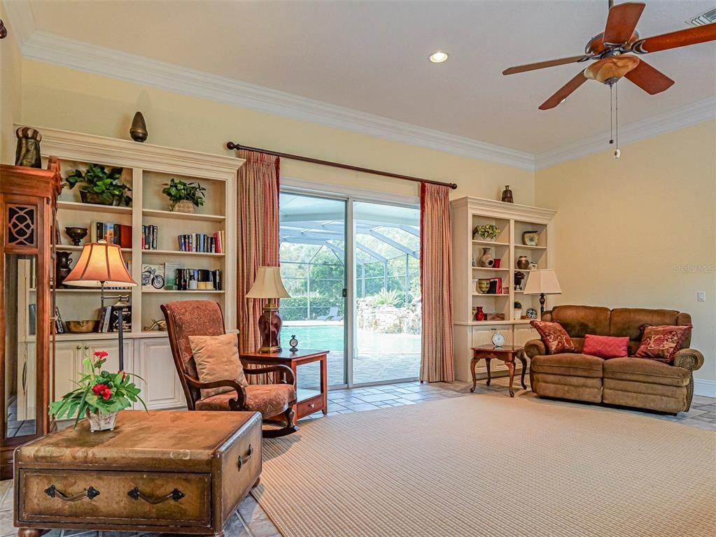 Home Office, Interior, Living room, Recessed Lighting