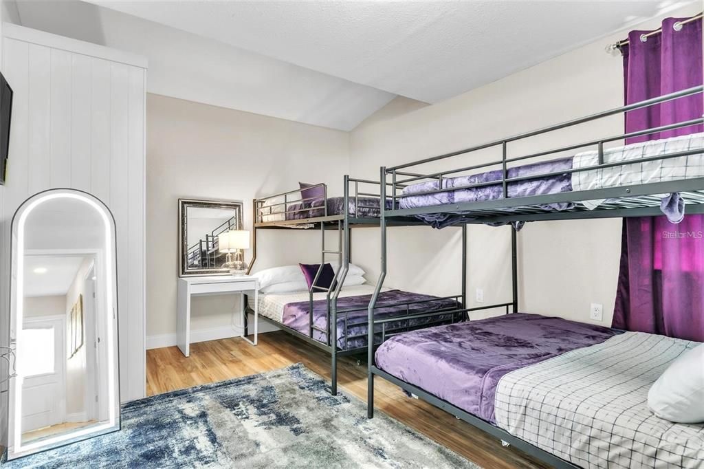 Bedroom, Interior, Wood Texture Flooring
