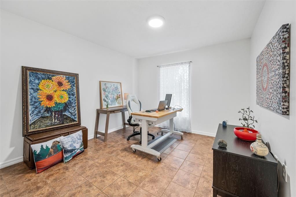 Home Office, Interior, Recessed Lighting