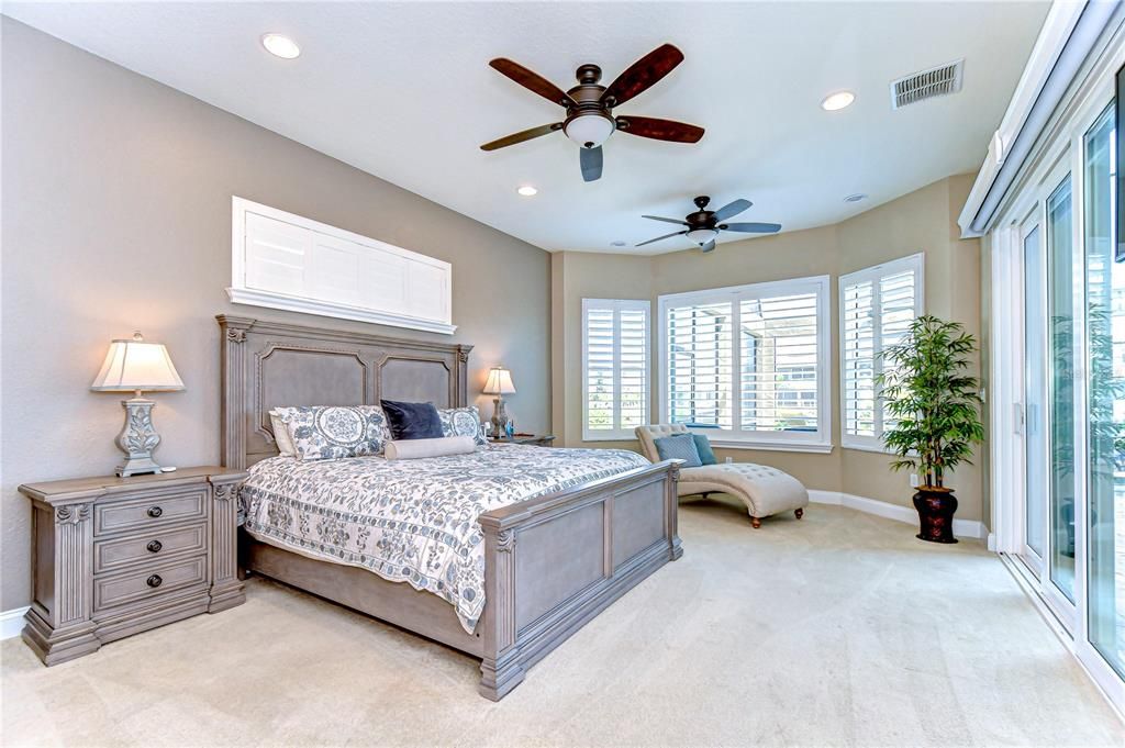 Bedroom, Interior, Recessed Lighting