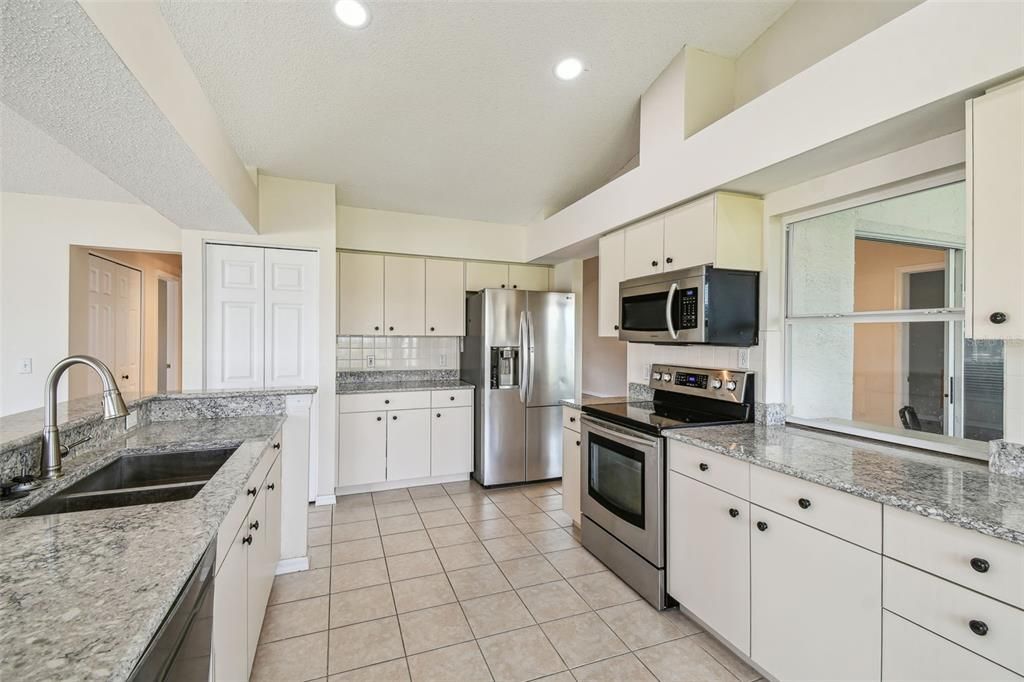 Interior, Kitchen, Recessed Lighting, Stainless Steel Appliances
