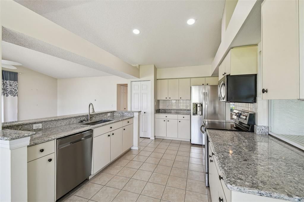 Interior, Kitchen, Recessed Lighting, Stainless Steel Appliances