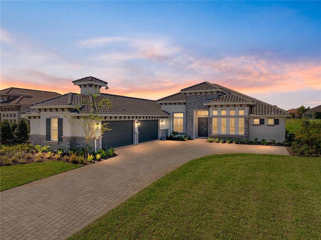 Attached, Backyard, Exterior, Facade, Mediterranean