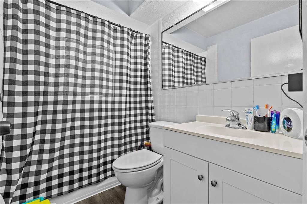 Bathroom, Interior, Wood Texture Flooring