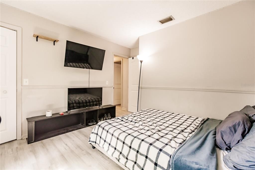 Bedroom, Interior, Wood Texture Flooring