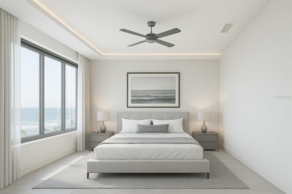 Bedroom, Interior, Water