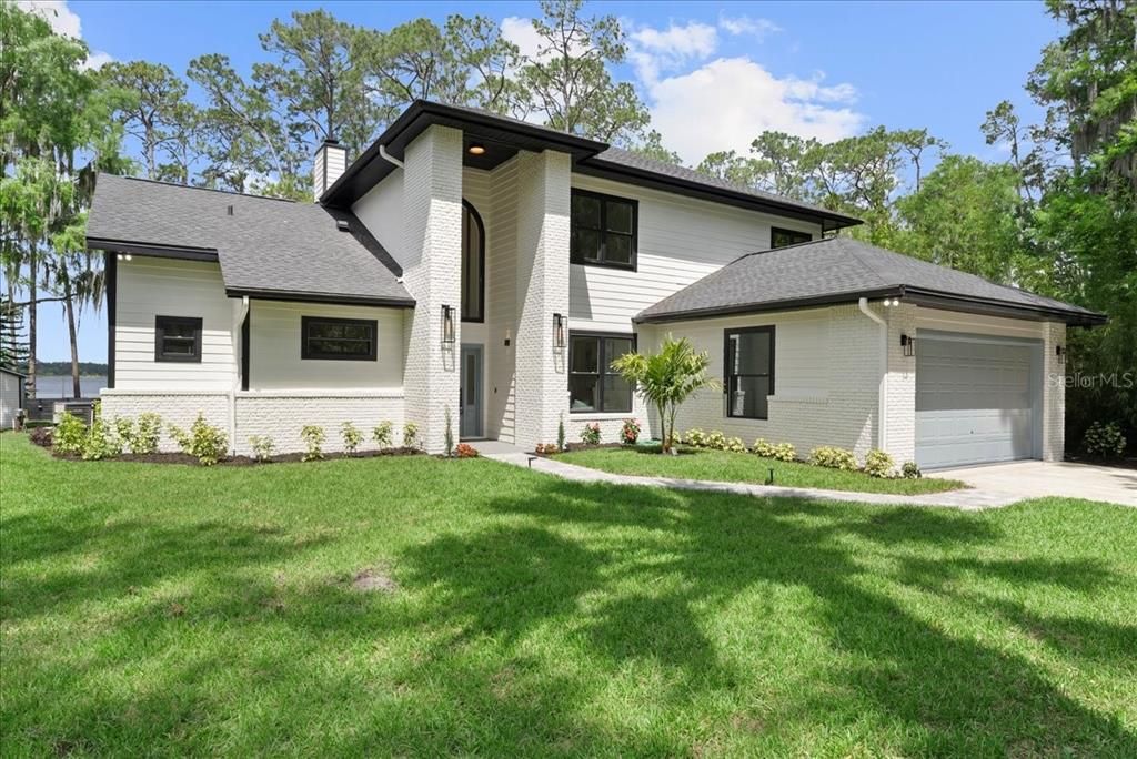 Attached, Backyard, Exterior, Facade, Farmhouse