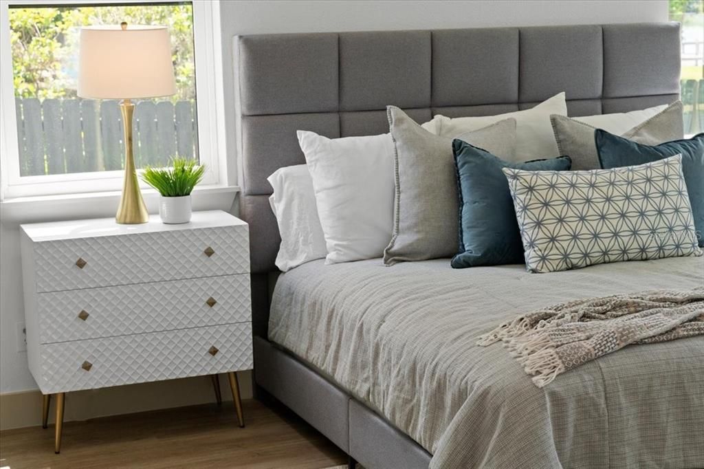 Bedroom, Interior, Wood Texture Flooring