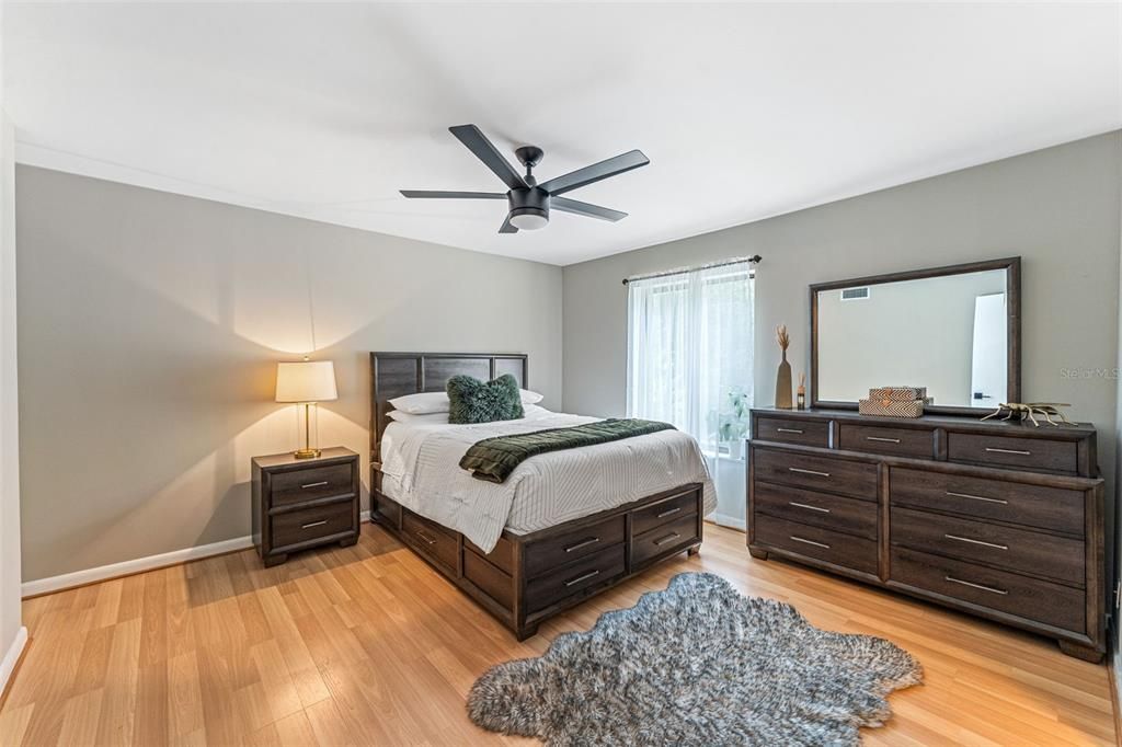Bedroom, Interior, Wood Texture Flooring