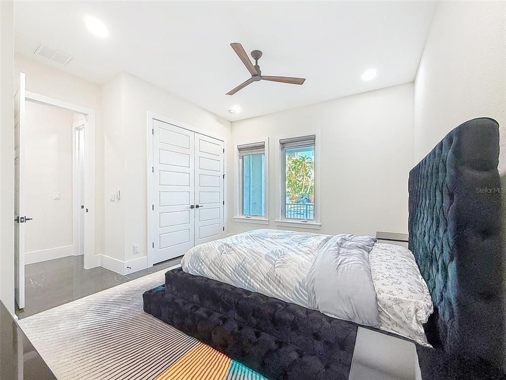 Bedroom, Interior, Recessed Lighting