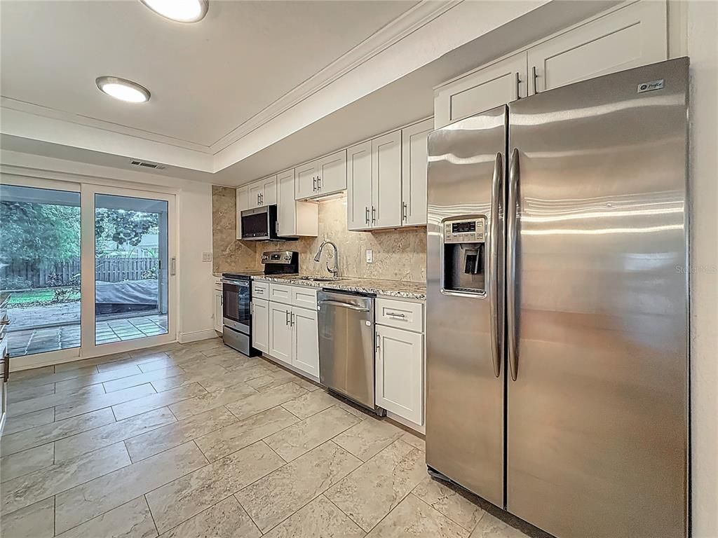 Interior, Kitchen, Recessed Lighting, Stainless Steel Appliances