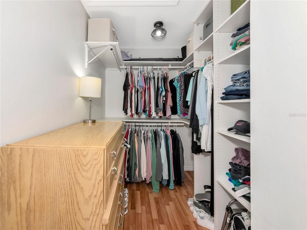 Interior, Walk-in Closets, Wood Texture Flooring