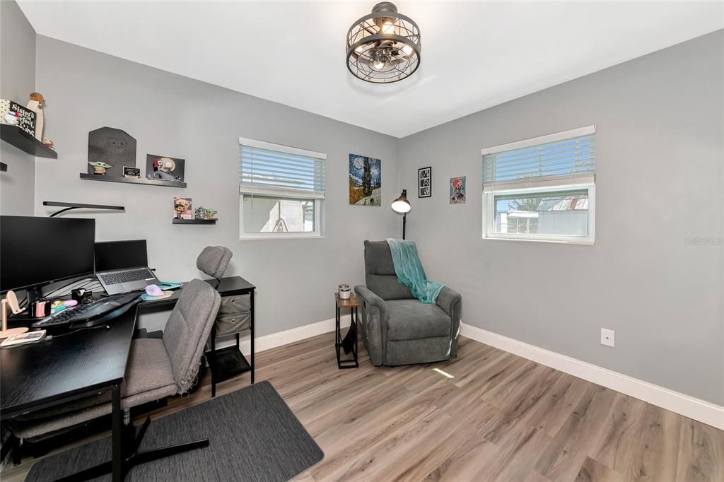 Home Office, Interior, Wood Texture Flooring