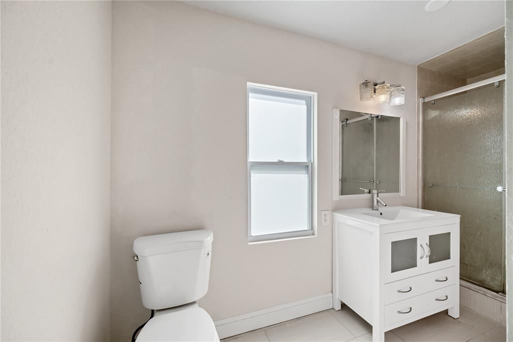 Bathroom, Glass Shower, Interior