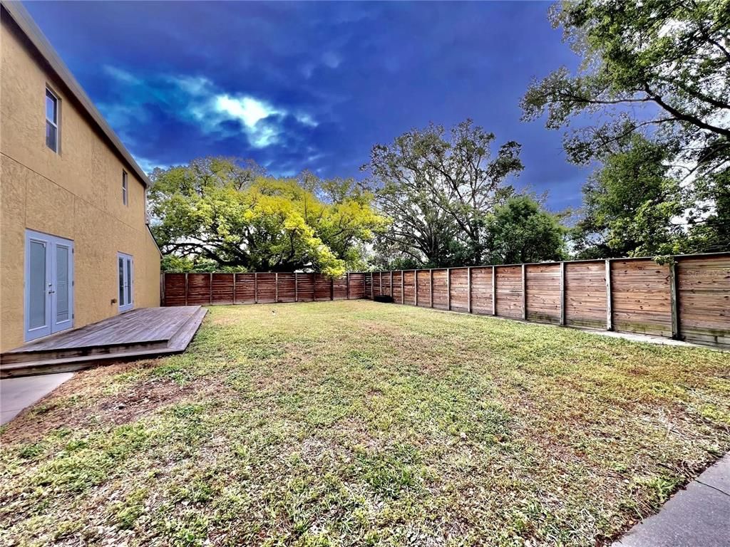 Backyard, Exterior