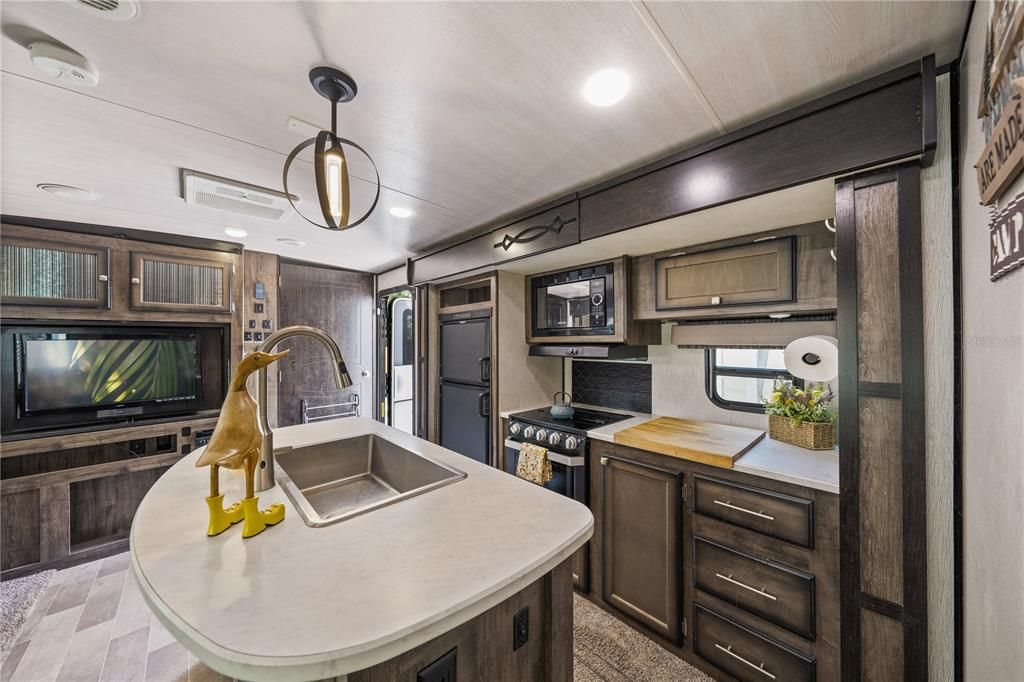 Interior, Kitchen, Pendant Lights, Recessed Lighting