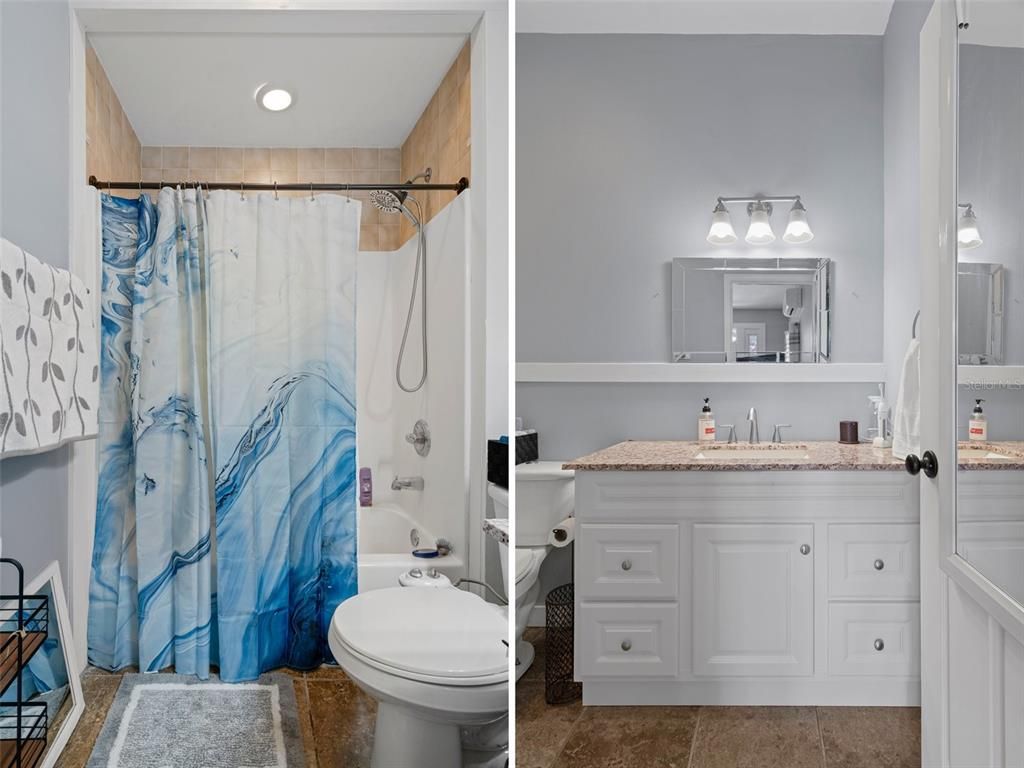Bathroom, Interior, Recessed Lighting