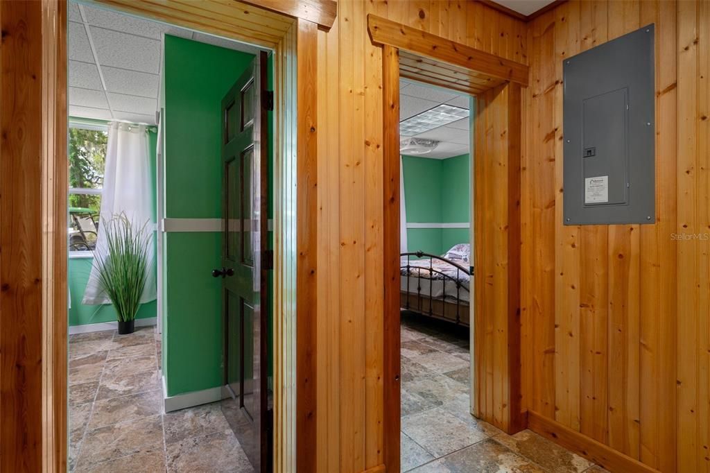 Bedroom, Interior, Wooden Walls