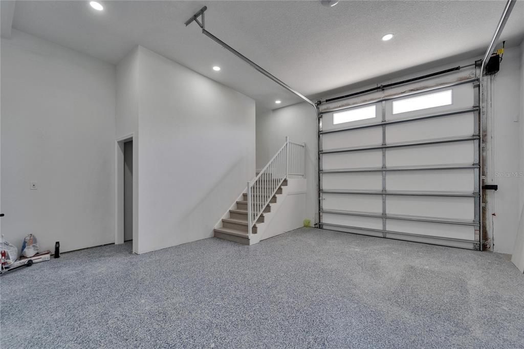 Garage, Interior, Recessed Lighting