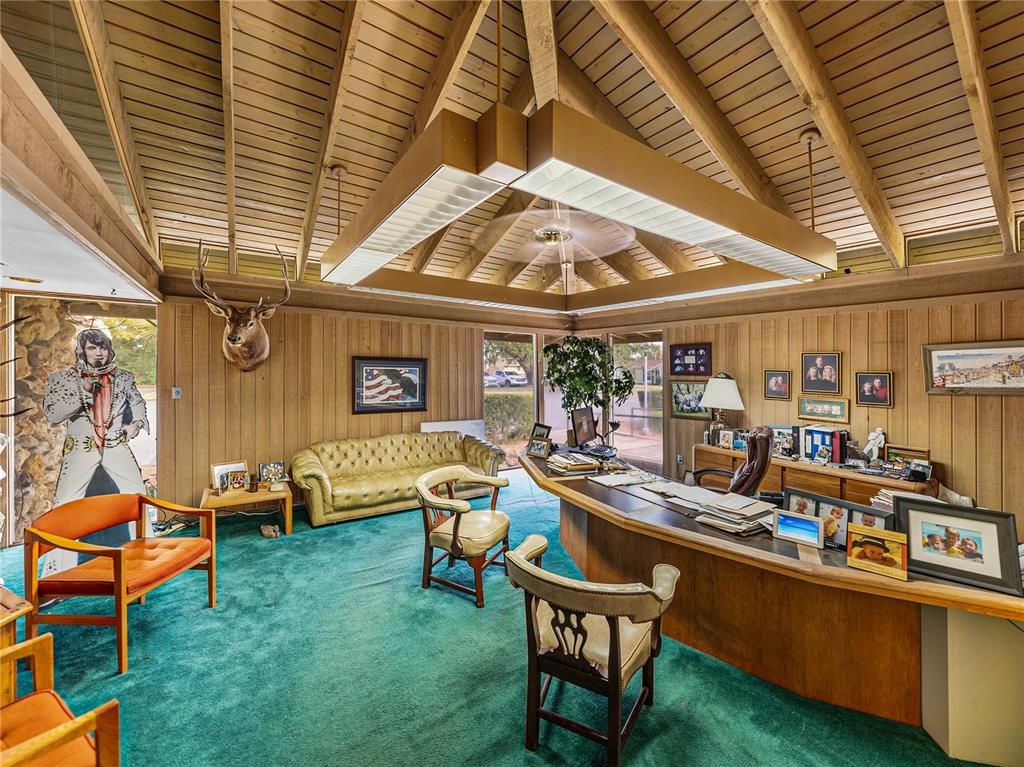 Home Office, Interior, Living room, Wooden Ceilings, Wooden Walls