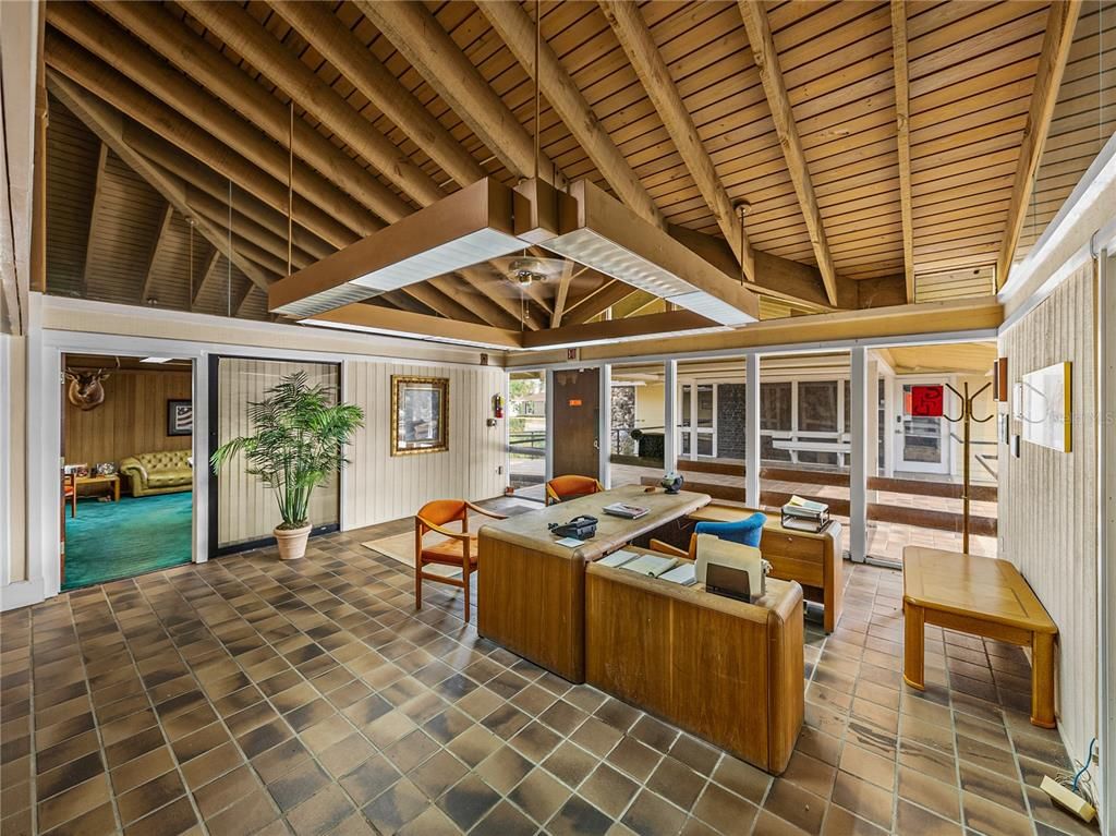 Interior, Wooden Ceilings