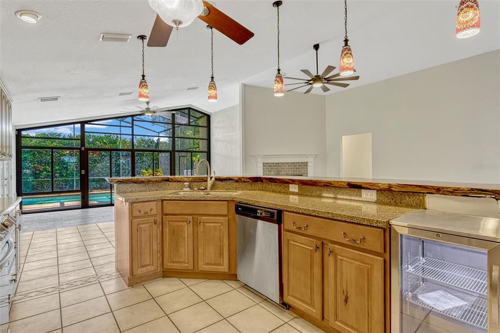 Interior, Kitchen, Pendant Lights, Recessed Lighting