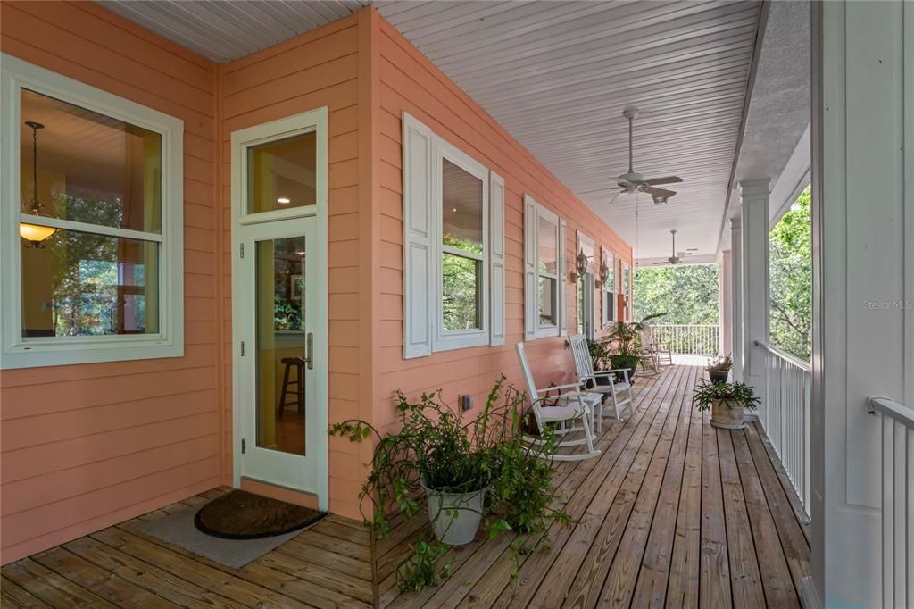 Exterior, Wood Texture Flooring