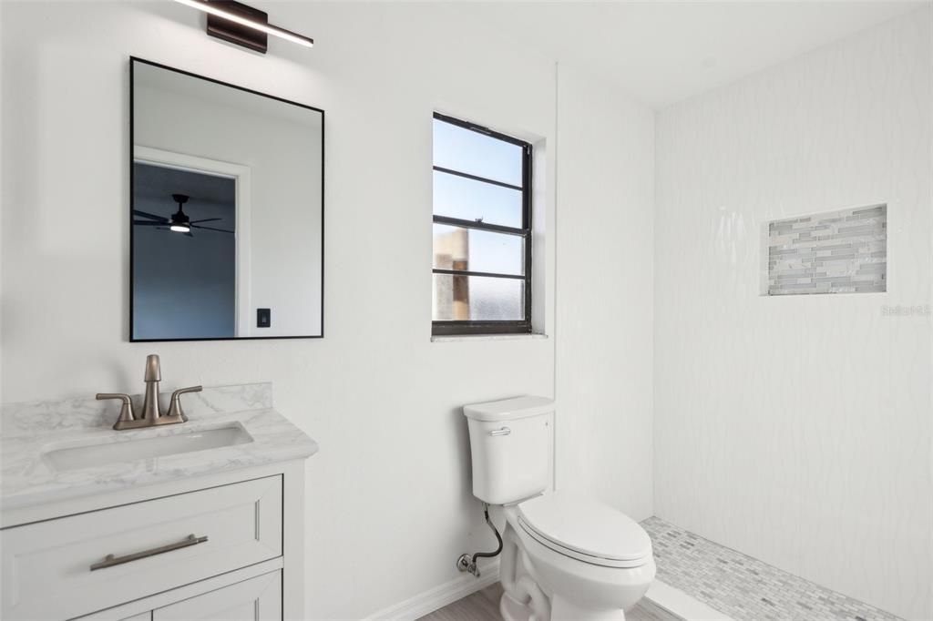 Bathroom, Interior, Wood Texture Flooring