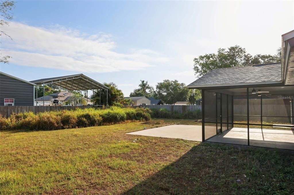Backyard, Exterior