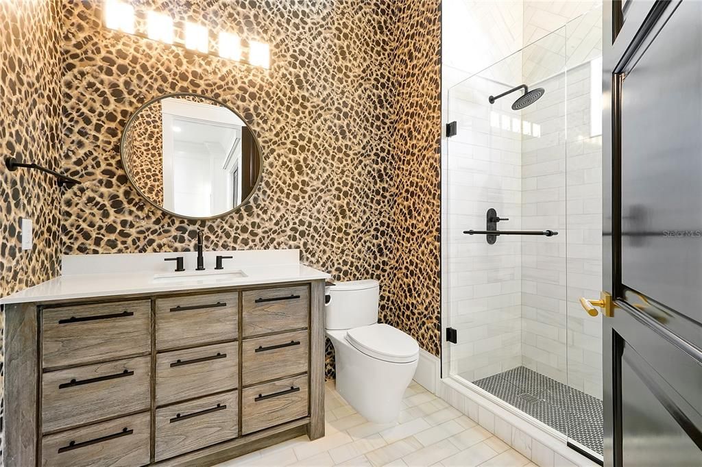 Bathroom, Glass Shower, Interior