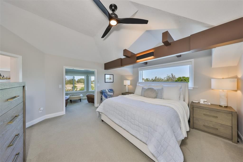 Bedroom, Interior, Wooden Beams
