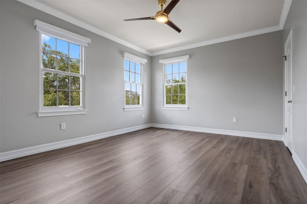 Empty room, Interior, Wood Texture Flooring