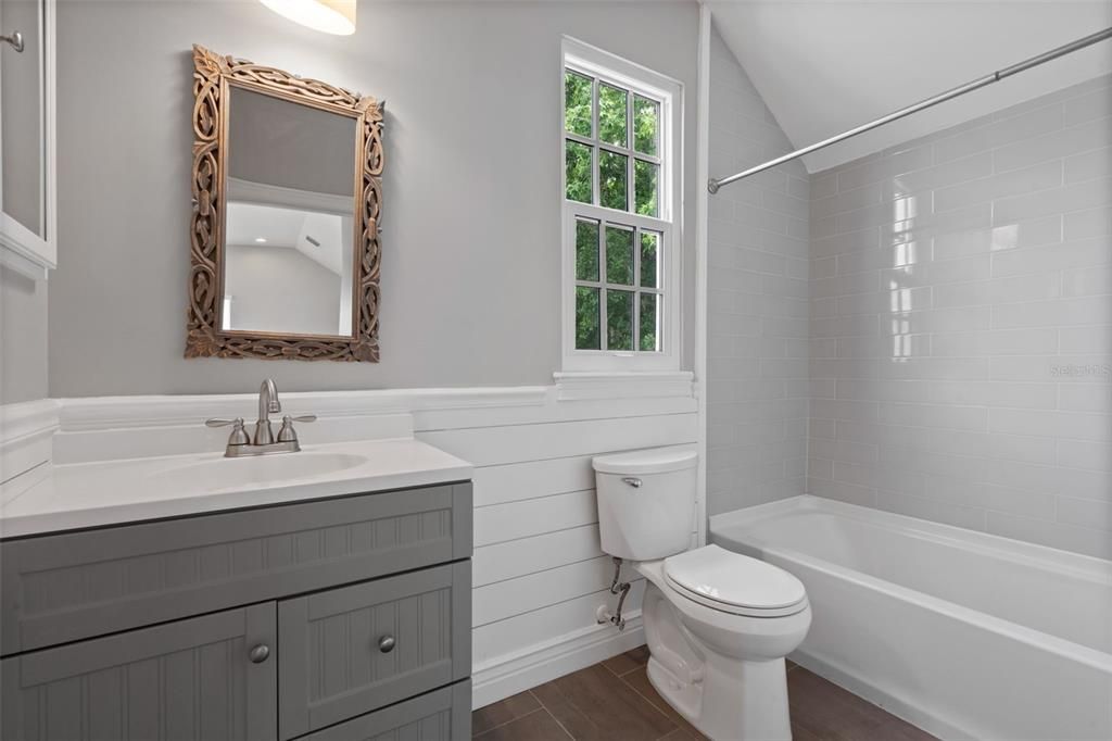 Bathroom, Interior, Wood Texture Flooring