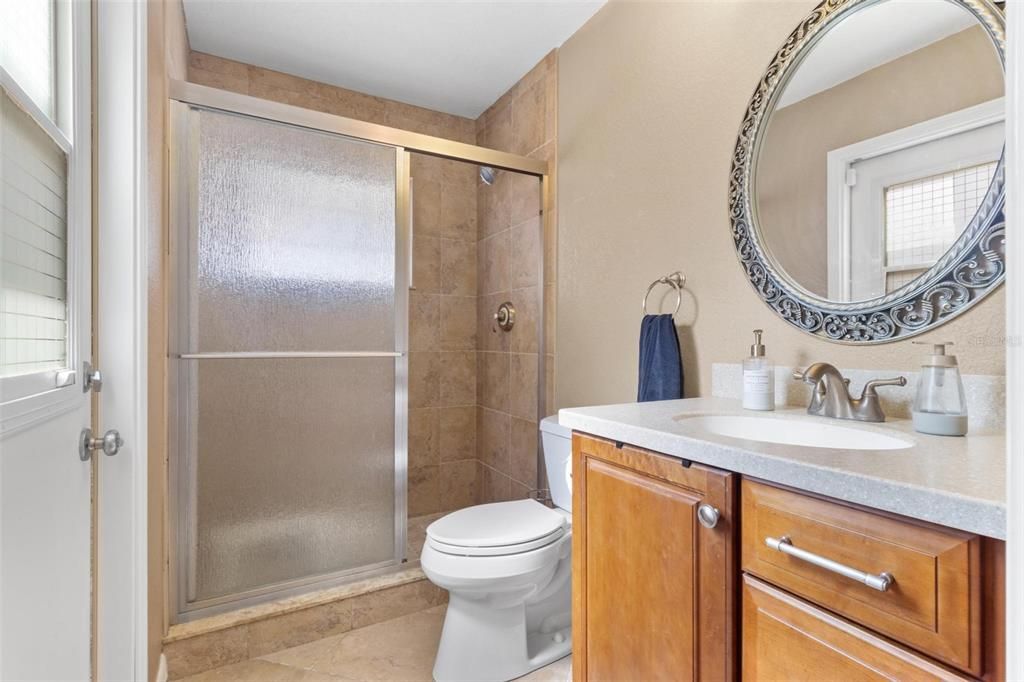Bathroom, Glass Shower, Interior