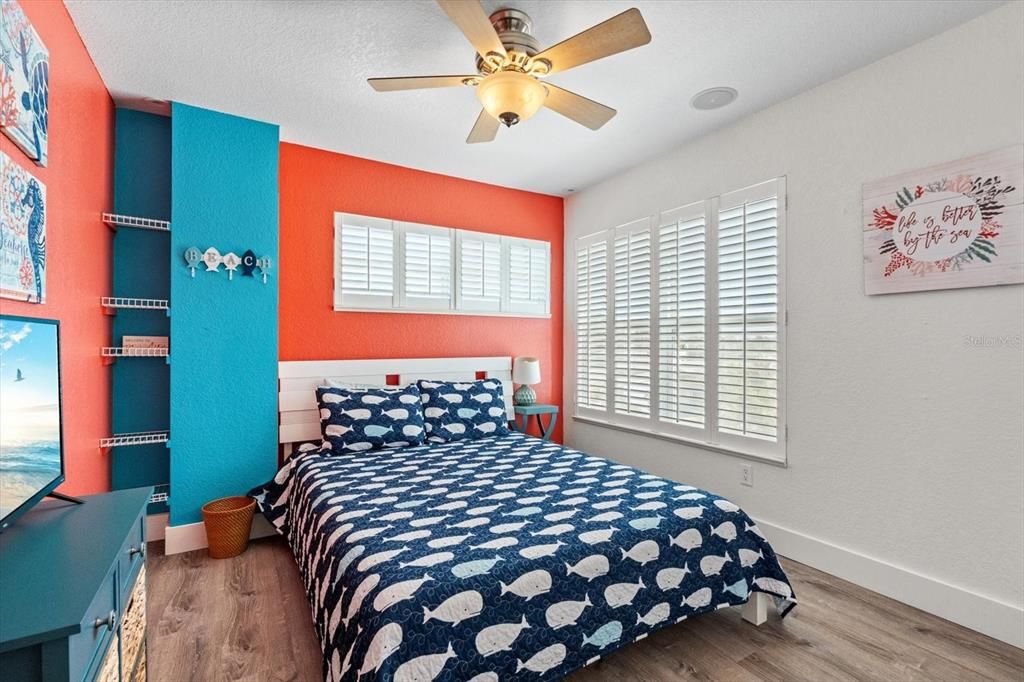 Bedroom, Interior, Wood Texture Flooring