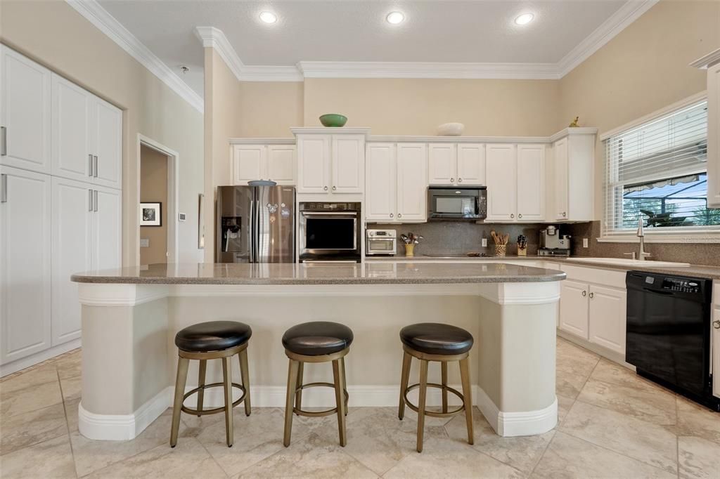 Interior, Kitchen, Recessed Lighting, Stainless Steel Appliances
