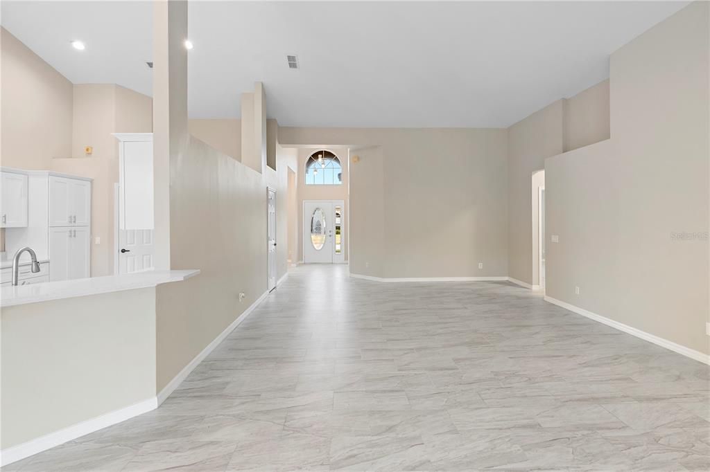 Interior, Marble, Recessed Lighting