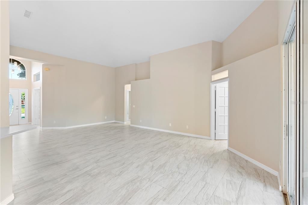 Empty room, Interior, Marble, Wood Texture Flooring