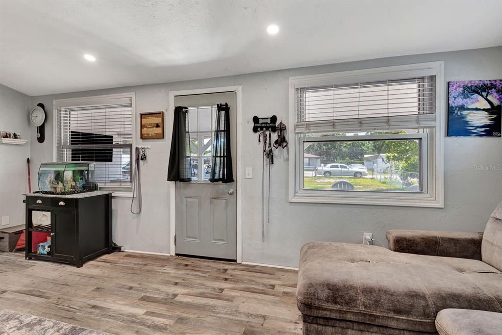 Interior, Recessed Lighting, Wood Texture Flooring