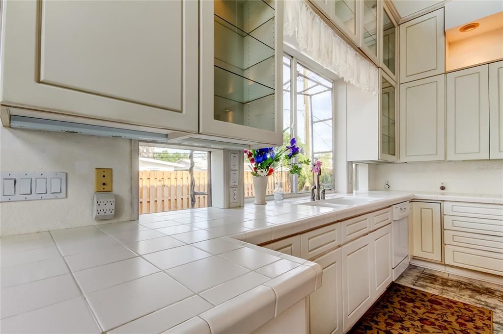 Interior, Kitchen, Tile Countertops