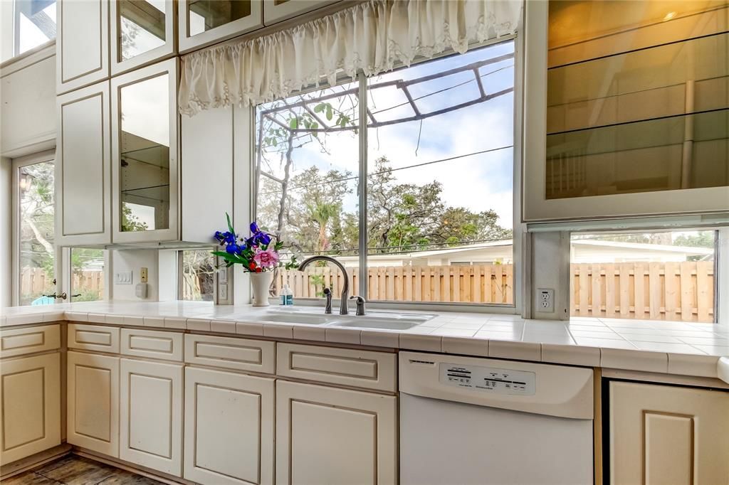 Interior, Kitchen, Tile Countertops