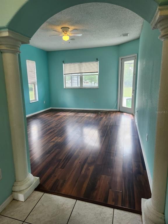 Empty room, Interior, Wood Texture Flooring