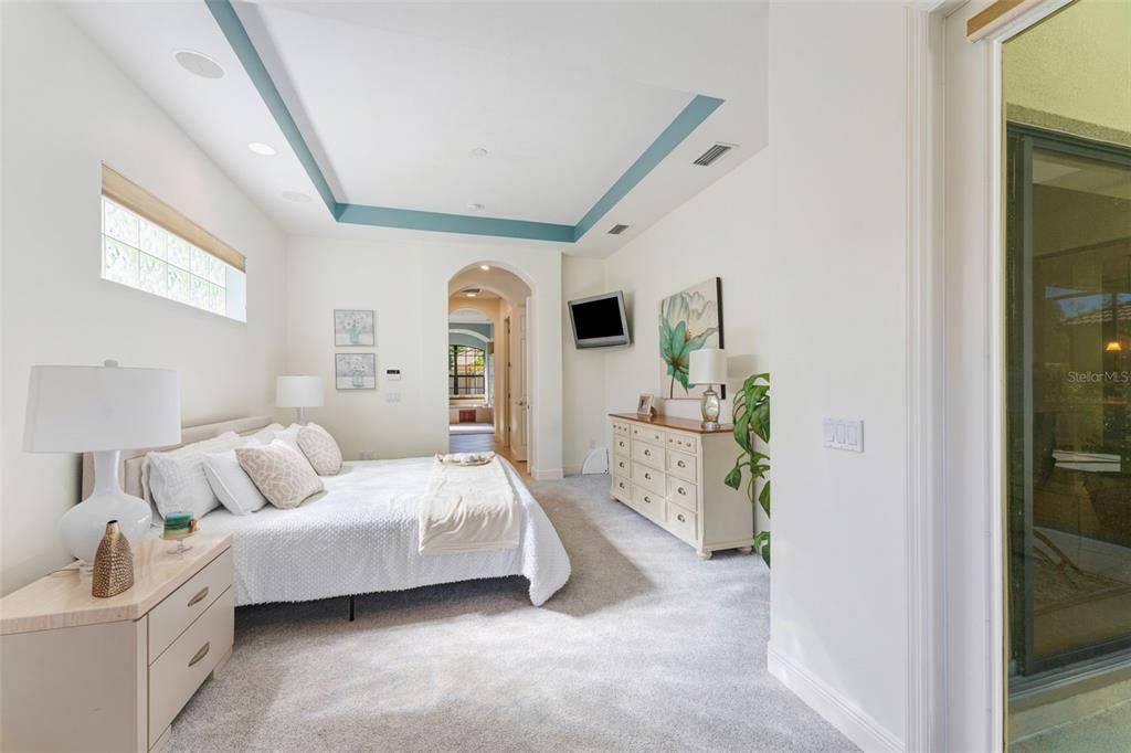 Bedroom, Interior, Recessed Lighting