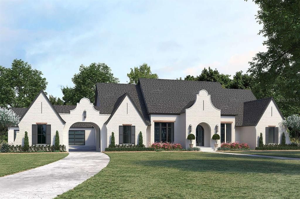 Backyard, Exterior, Facade, French Provincial