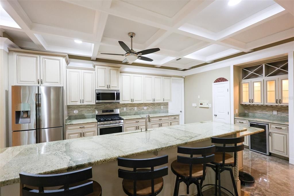 Interior, Kitchen, Recessed Lighting, Stainless Steel Appliances