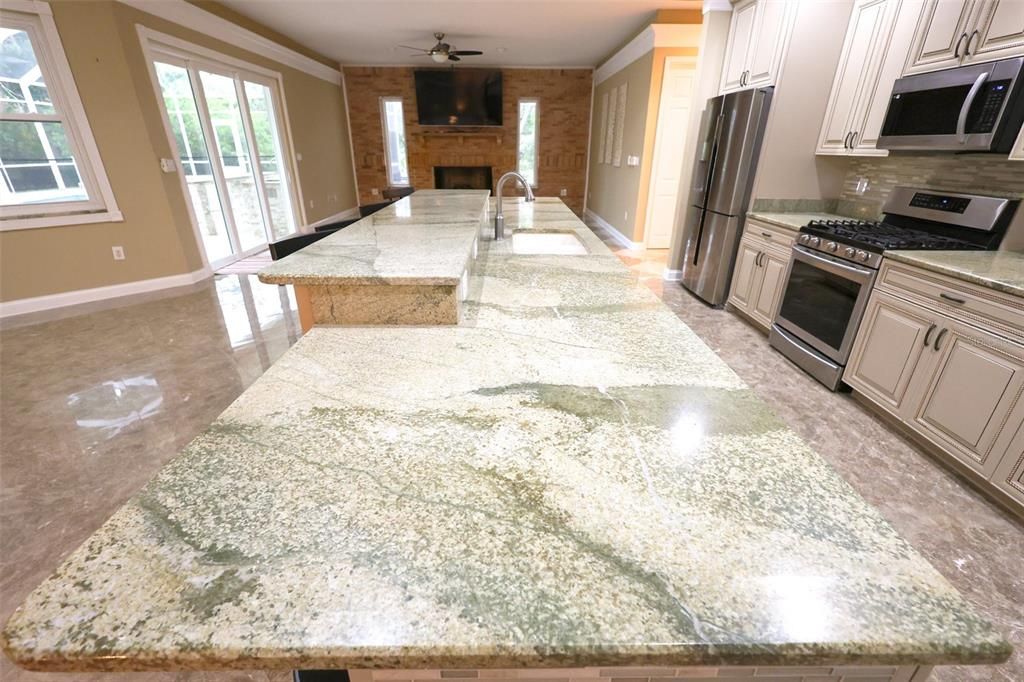 Fireplace, Interior, Kitchen