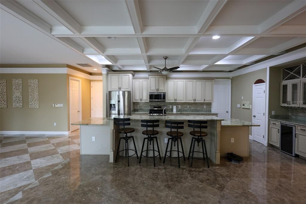 Interior, Kitchen, Recessed Lighting, Stainless Steel Appliances