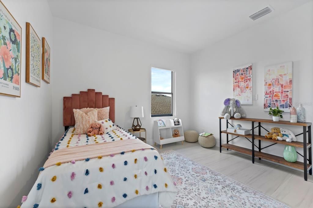 Bedroom, Interior, Wood Texture Flooring