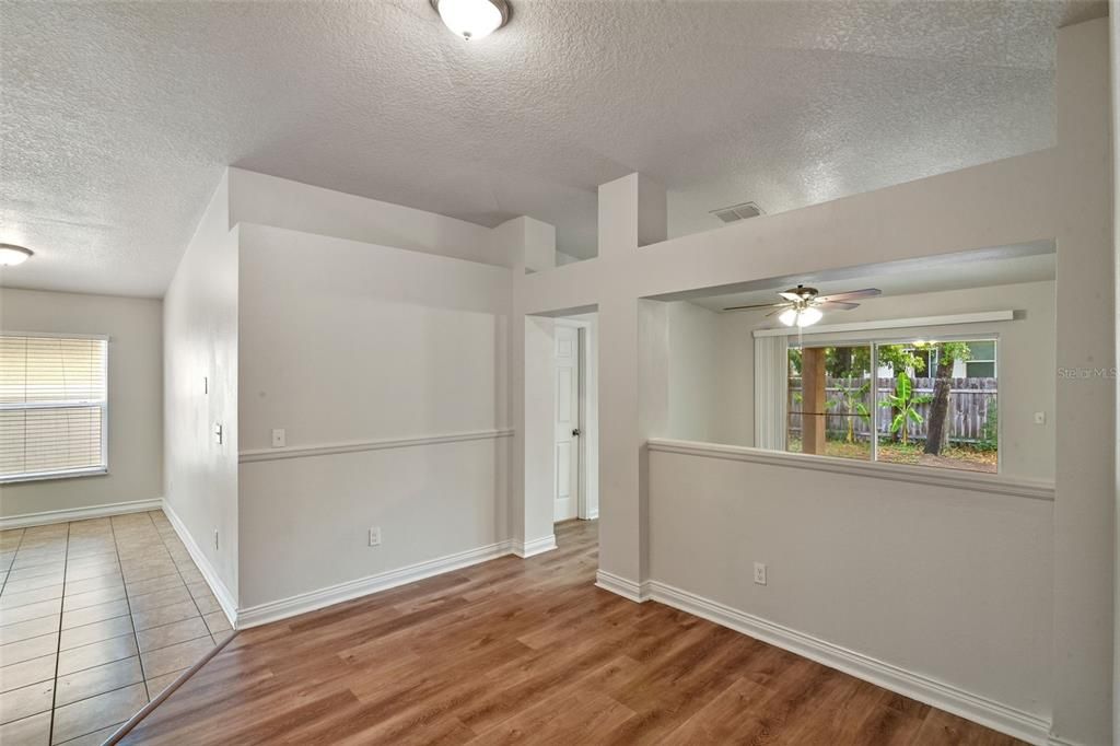 Empty room, Interior, Wood Texture Flooring