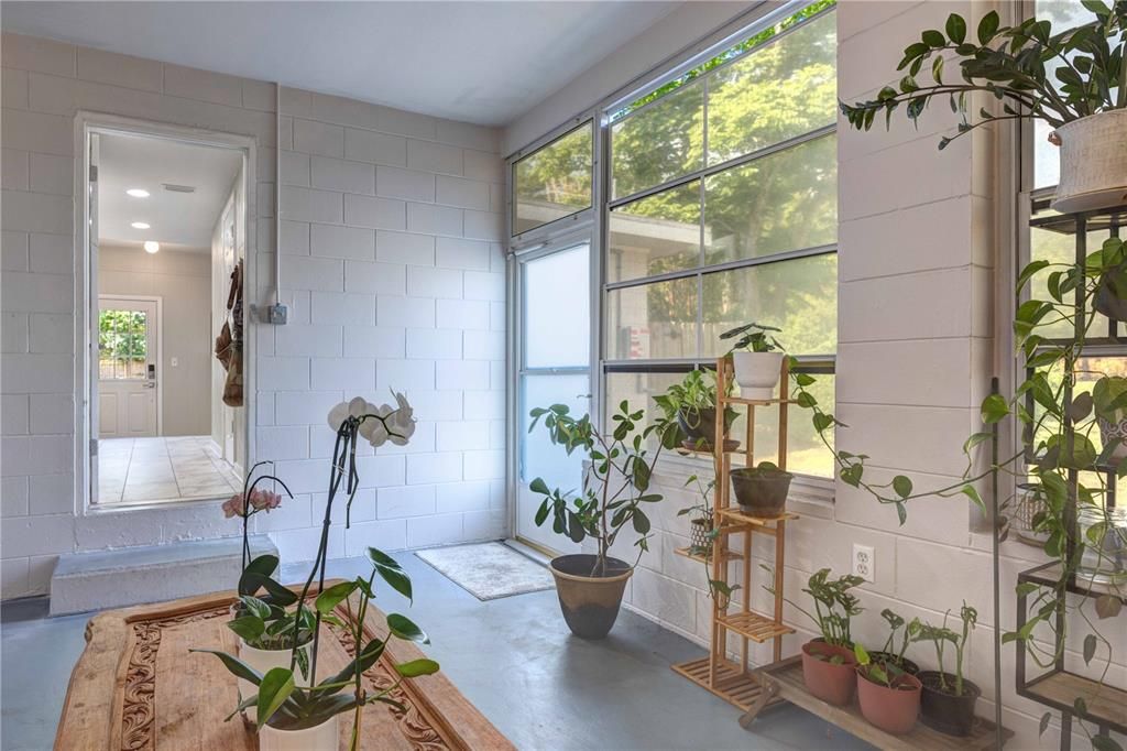 Interior, Recessed Lighting, Stone Walls